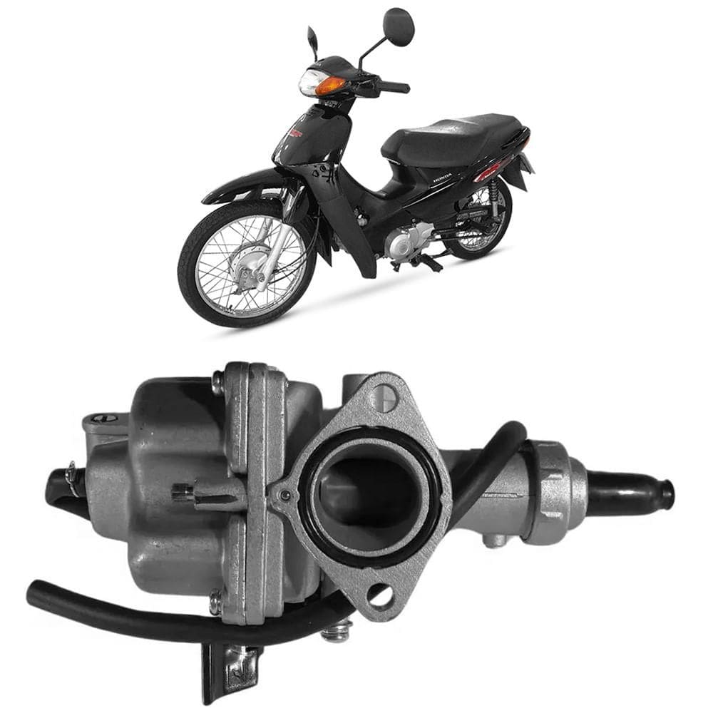 Carburador Biz 100 99 a 05 C/ Afogador Fixo Vini Controlflex