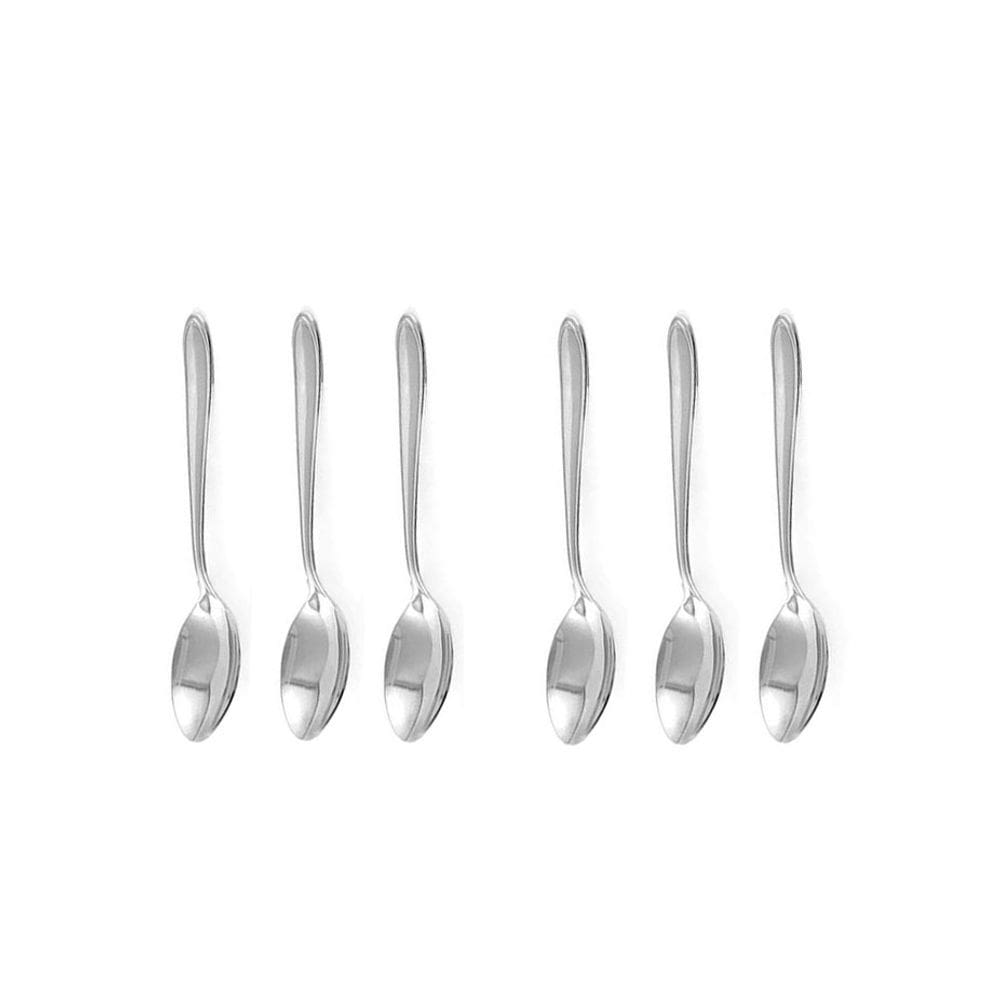Colher de Sobremesa Inox Talheres Colheres Aço Victoria 6un