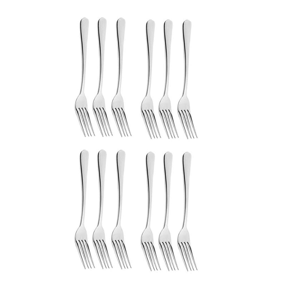 Garfo de Mesa Inox Resistente Elegante Elite 12un