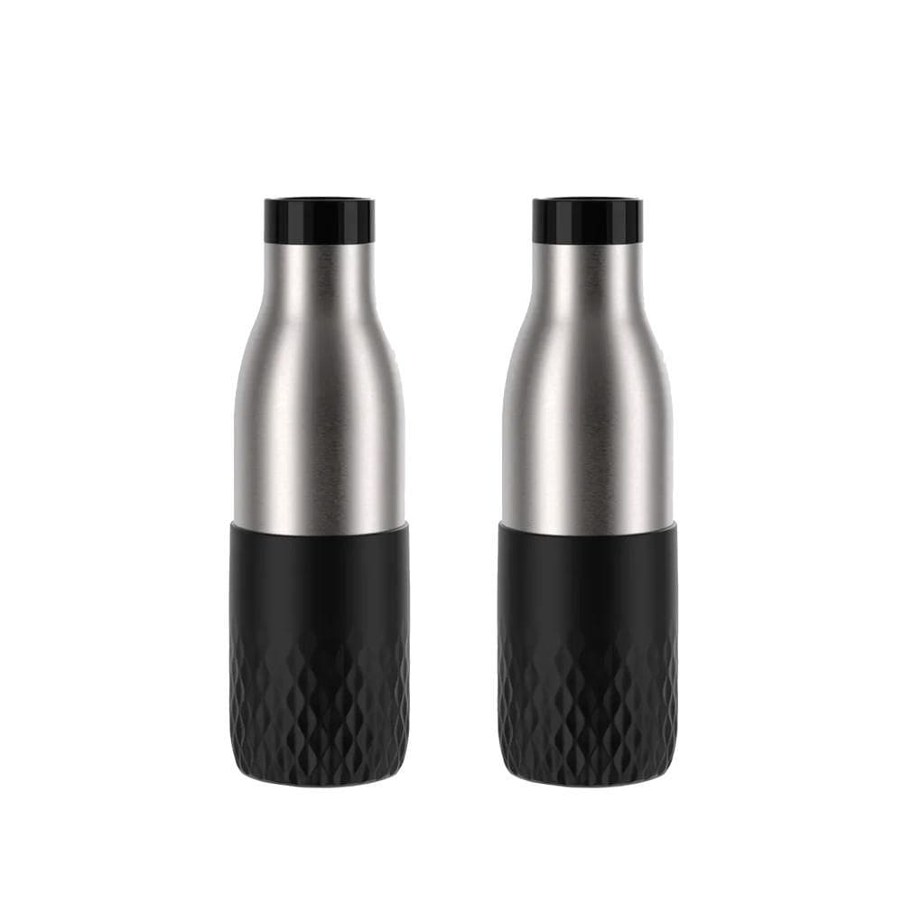 Kit Tefal: 2 Garrafas Térmicas Tefal Bludrop Pretas de 500ml