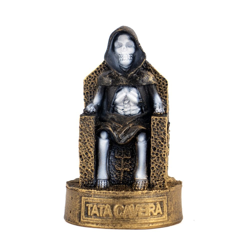 Escultura Exu Tata Caveira Vintage 9 cm- Escolha a Cor
