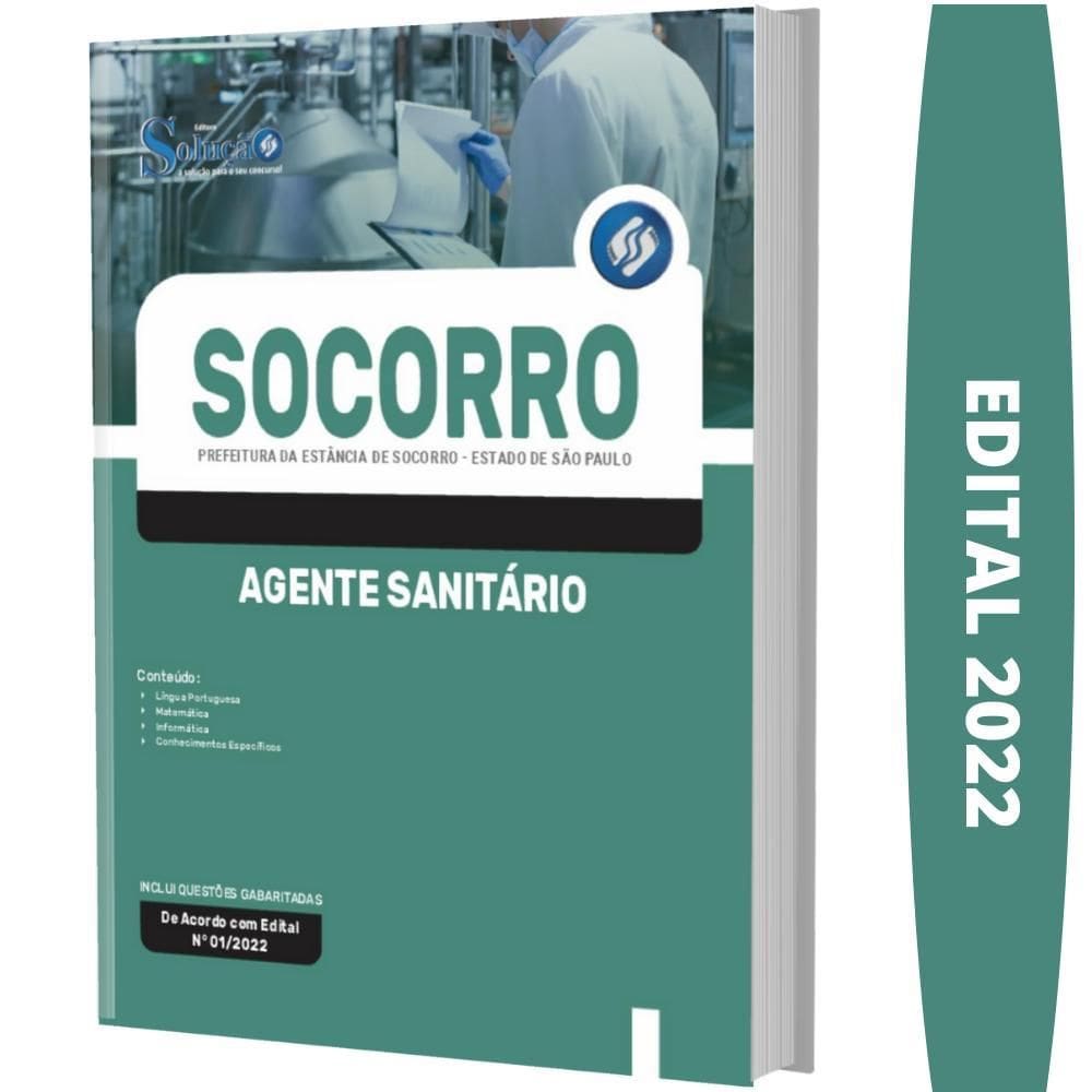 Apostila Concurso Socorro Sp - Agente Sanitário