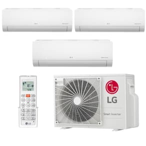 Ar Condicionado Tri Split Inverter LG 21000 BTUs (9000 Hi Wall + 9000 Hi Wall + 12000 Cassete 1 Via) Quente/Frio Z3UW21GFB1.AWGZBR1 – 220V