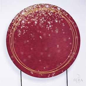Painel Decorativo para Festa 1,80x1,80 metros Vesti Fácil com Elástico Formas Geométricas - Fera Print