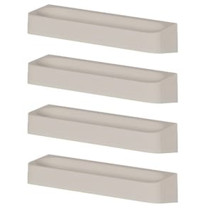 4x Porta Shampoo Prateleira de Banheiro de Parede OU Bege