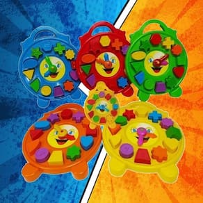 Relógio Educativo Brinquedo Desenvolvimento Infantil Bebê