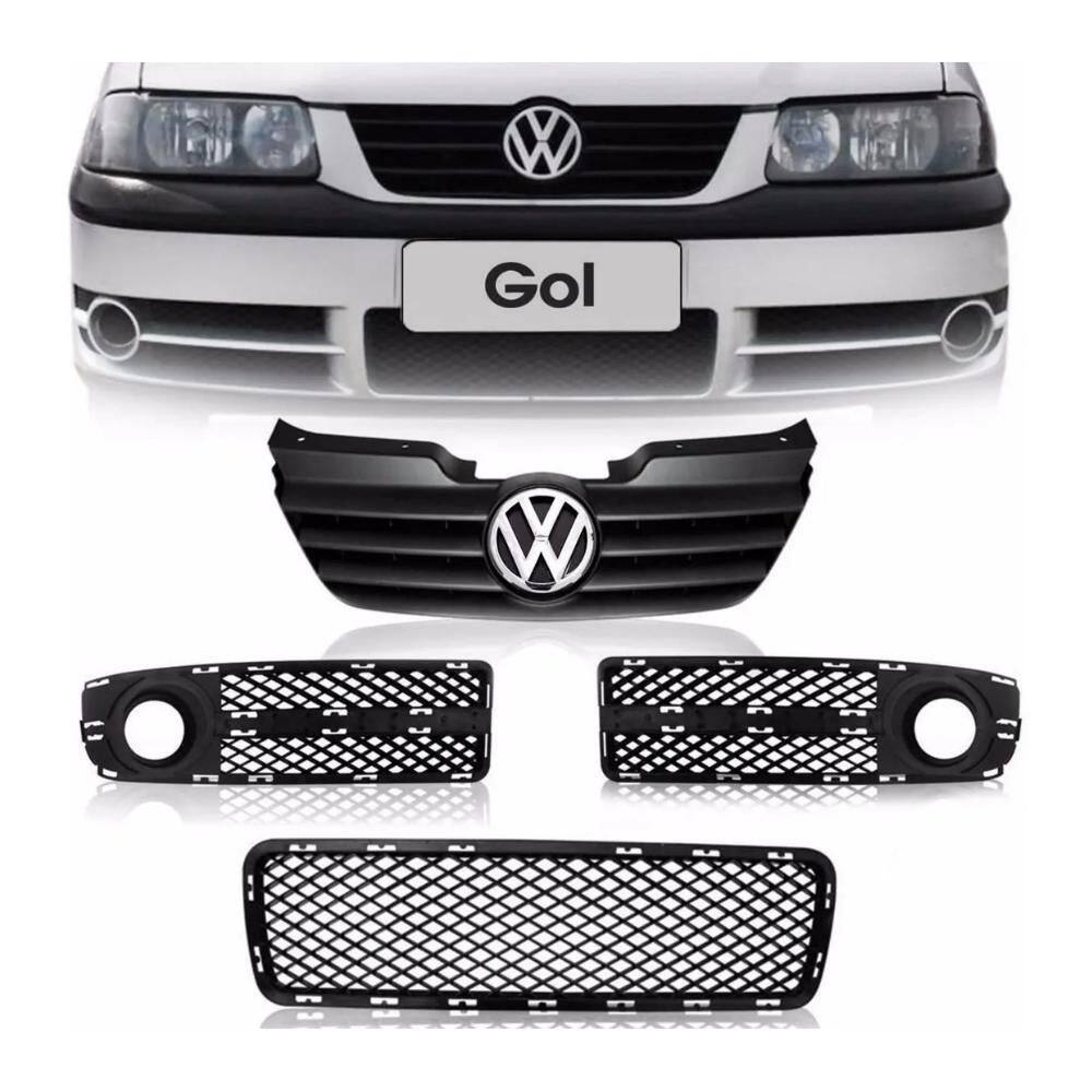 Kit Grade Milha + Emblema Gol G3 Fase 2 - Blawer