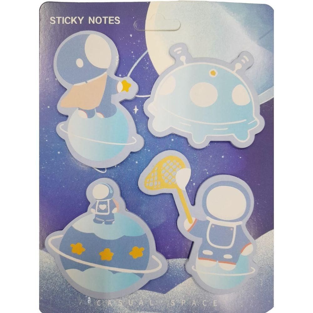 Papel Anotação c/ Adesivo Astronauta N2450025 MOD 3 - Quanhe