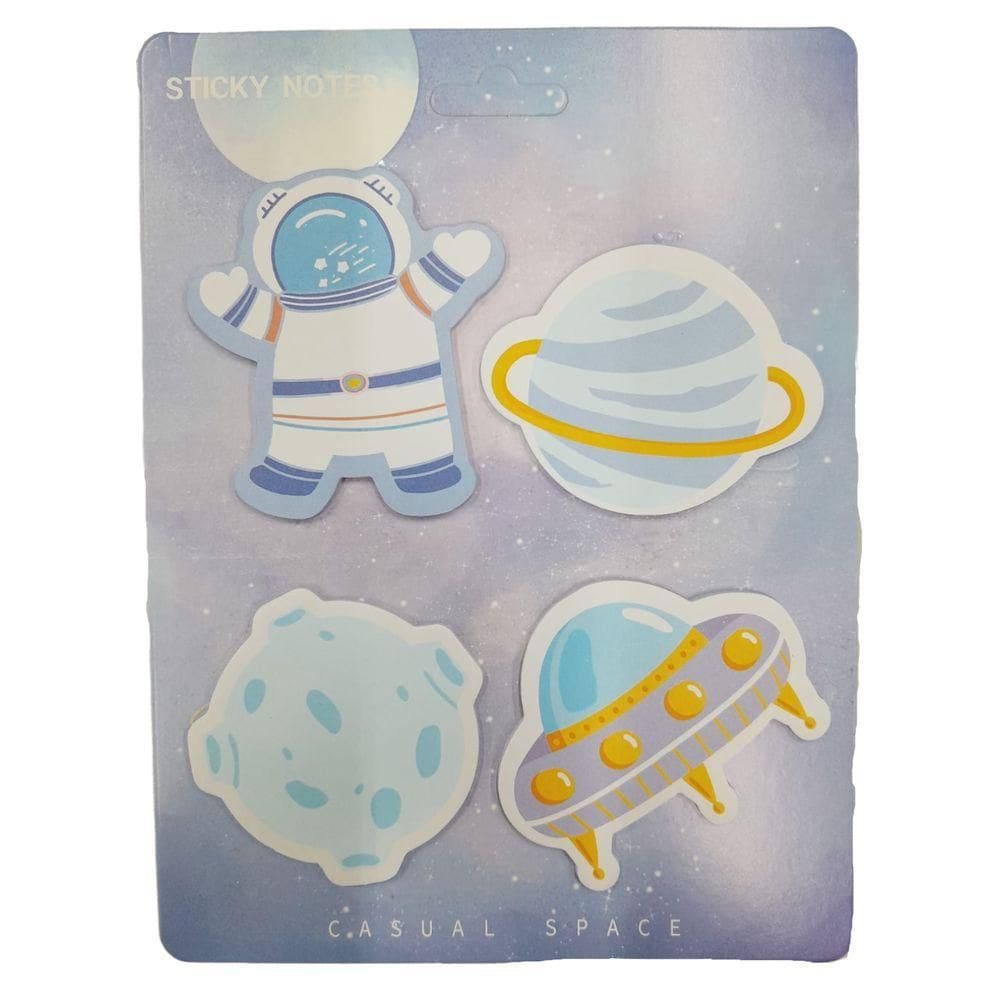Papel Anotação c/ Adesivo Astronauta N2450025 MOD 2 - Quanhe