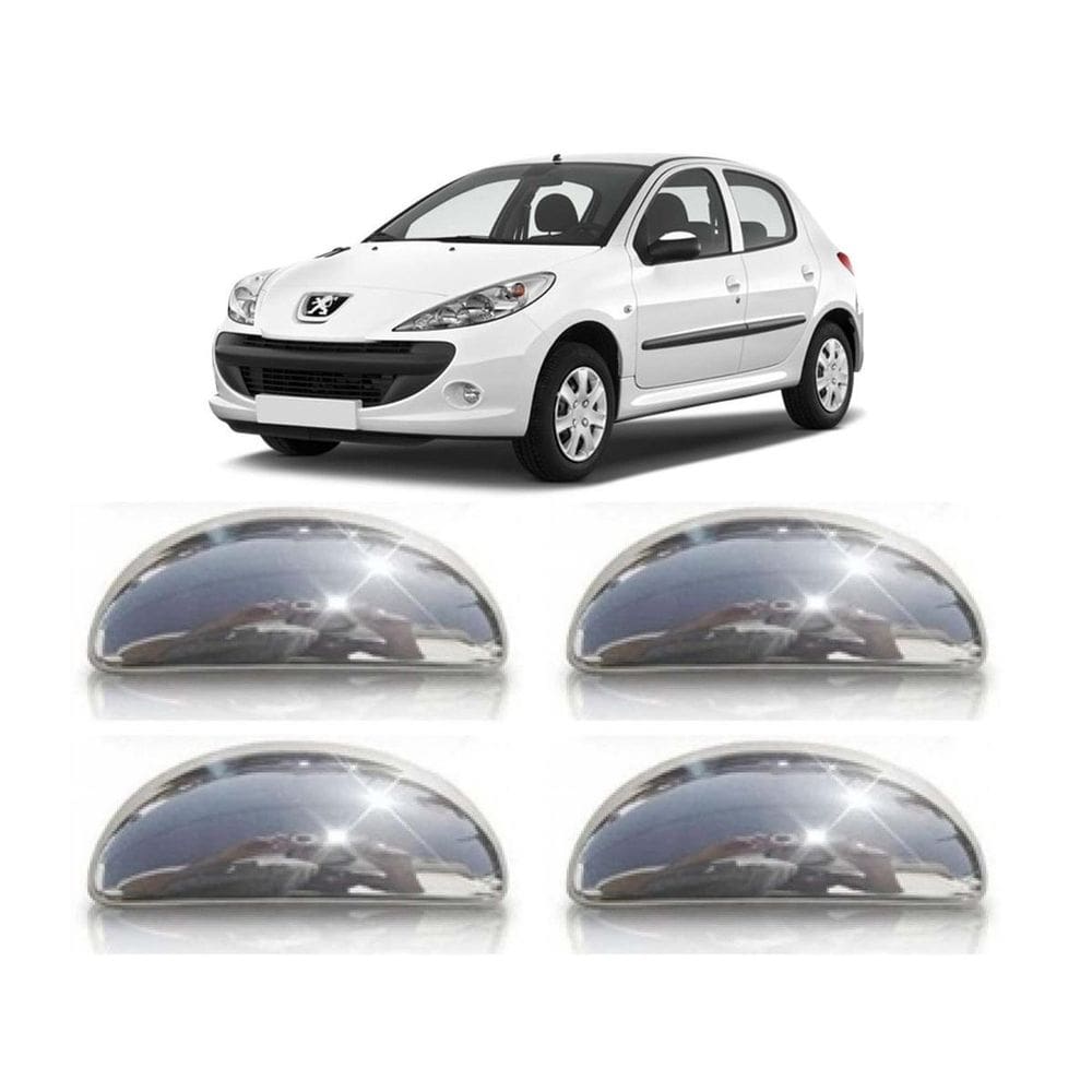 Aplique Cromado Maçaneta Peugeot 206/207 - Fácil Instalação