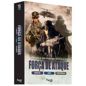 Box Força De Ataque: Mar  Ar  Terra  15 Dvds