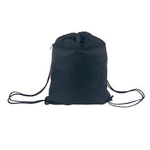 Bolsa saco esportivo cordao mochila academia preto
