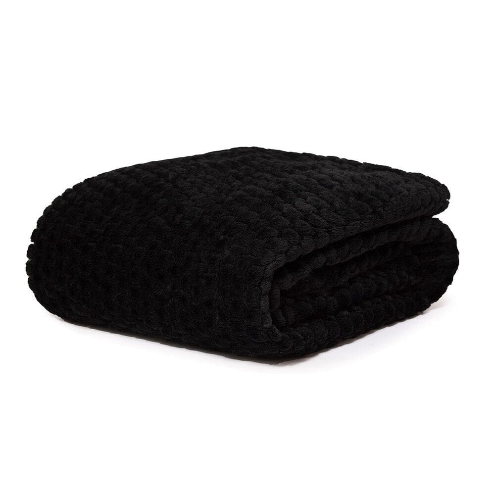 Cobertor Infantil Aveludado Manta Soft Flannel Preto