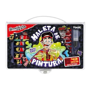 Enaldinho Maleta Kit de Pintura 42 Peças - Ciranda Cultural