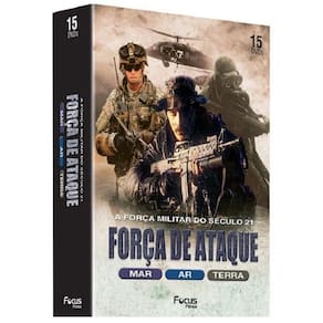 Box Força De Ataque: Mar  Ar  Terra  15 Dvds