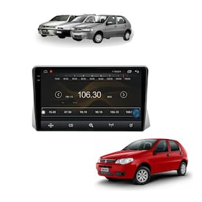 Kit Multimídia Palio Strada Siena Fire 2002 / 2014 9 Pol CarPlay AndroidAuto USB BT FM - 908BR Roadstar
