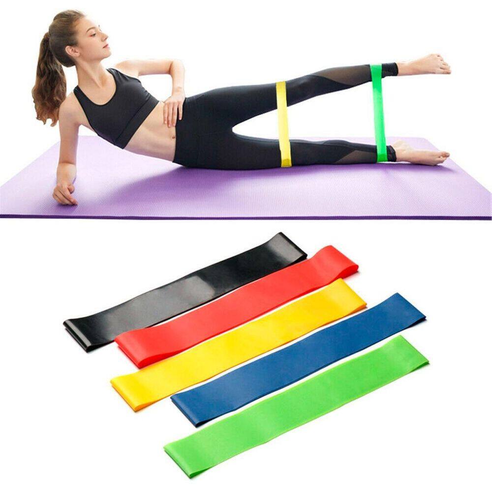 Kit 5 Elásticos Intensidade Diferentes Para Treino Academia