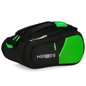 Raqueteira Heroes Thunder Elettra Beach E Padel Preta e Verde