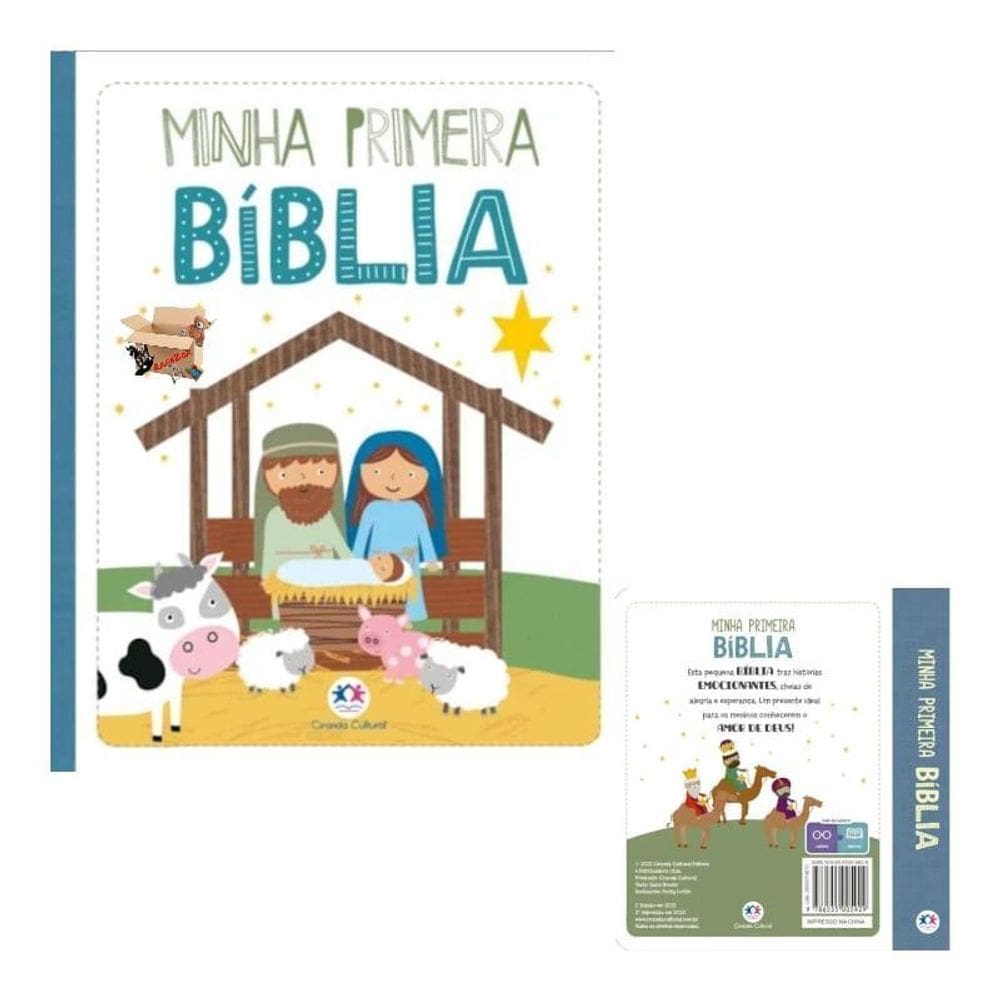 Livro Infantil Almofadado Minha Primeira Bíblia - Ciranda