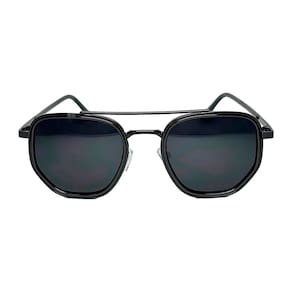 Óculos De Sol Hexagonal Clássico Aviador Uv 400 Unissex