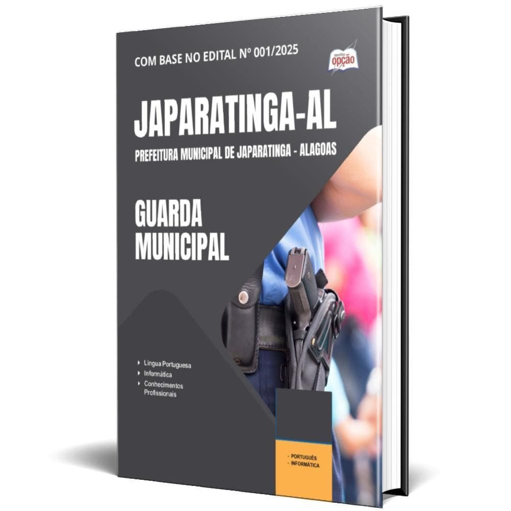 Apostila Prefeitura Japaratinga Al 2025 - Guarda Municipal