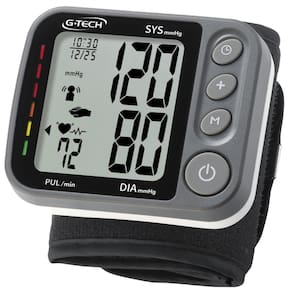 Medidor de Pressao Digital Pulso GTech Sensor 3D Preto Cinza