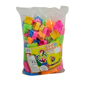Crie & Brink Monta Monta Kit de 120 Peças Blocos de Montar