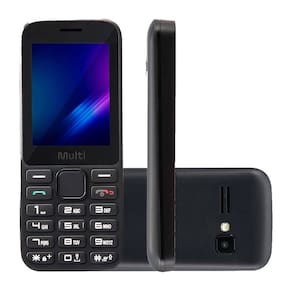 Celular Telefone ZAPP II 512MB 2,4 Pol 3G KaiOS Wifi Redes Sociais Multi P9161