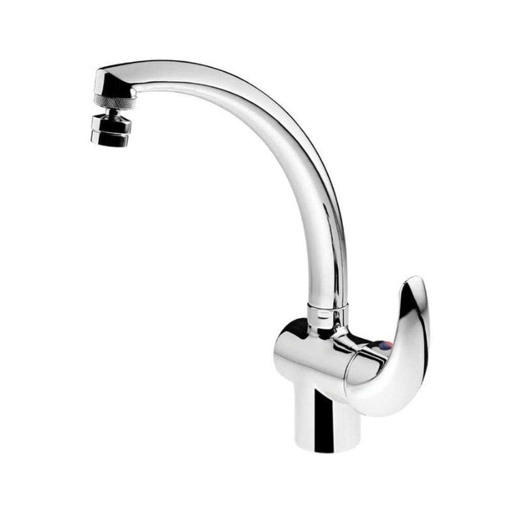 Misturador Monocomando Para Cozinha De Mesa - Bica Alta Móvel Lorenzetti