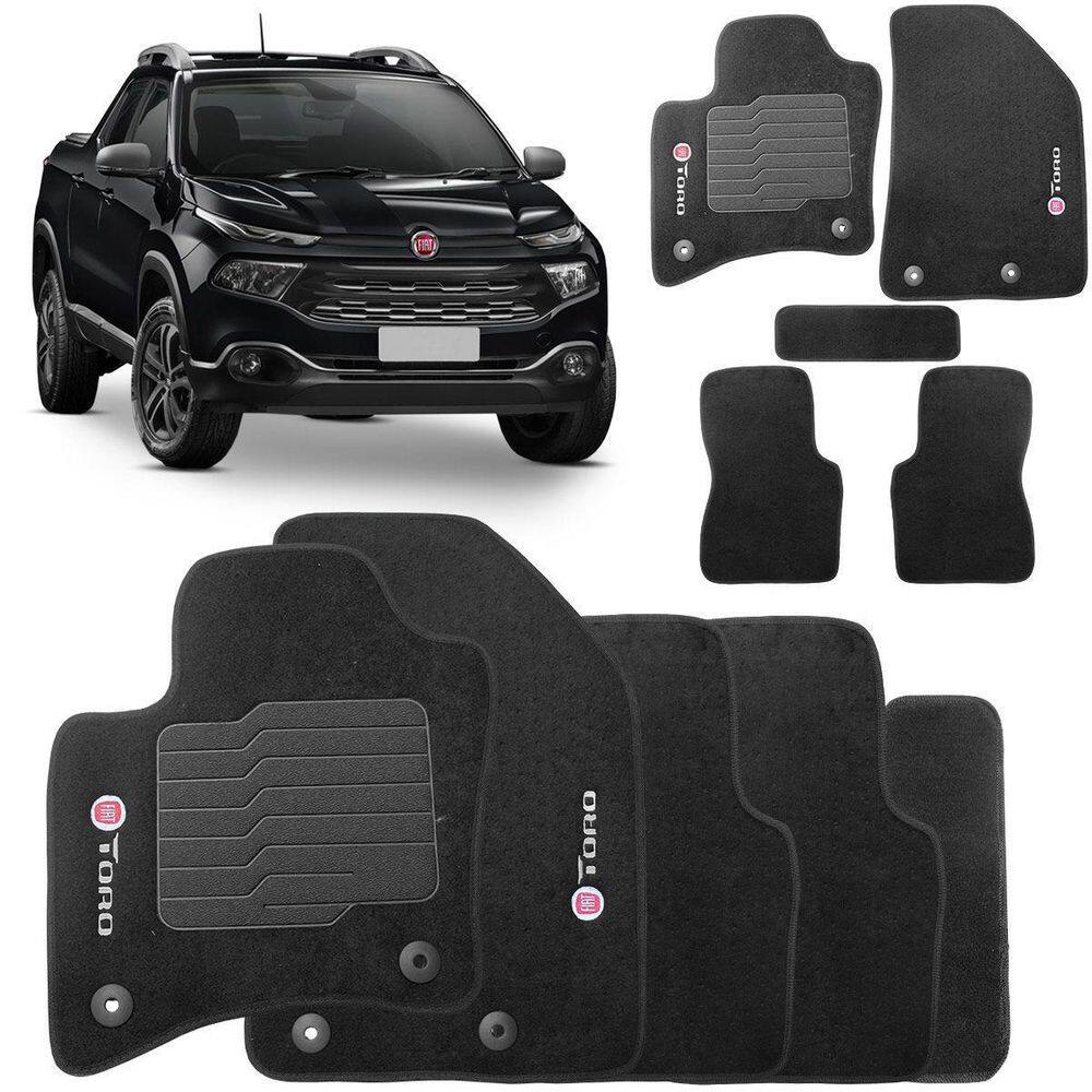Tapete Automotivo Fiat Toro Carpete Somente Forração