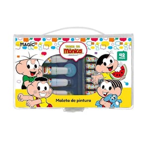 Turma da Mônica Maleta Pintura 42 Peças - Ciranda Cultural
