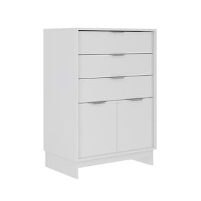 Cômoda Bergen 2 Portas 3 Gavetas Branca