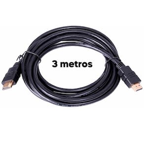 Cabo Hdmi 3 Metros 4K Hd Full Hd Para Tv Pc E Monitor
