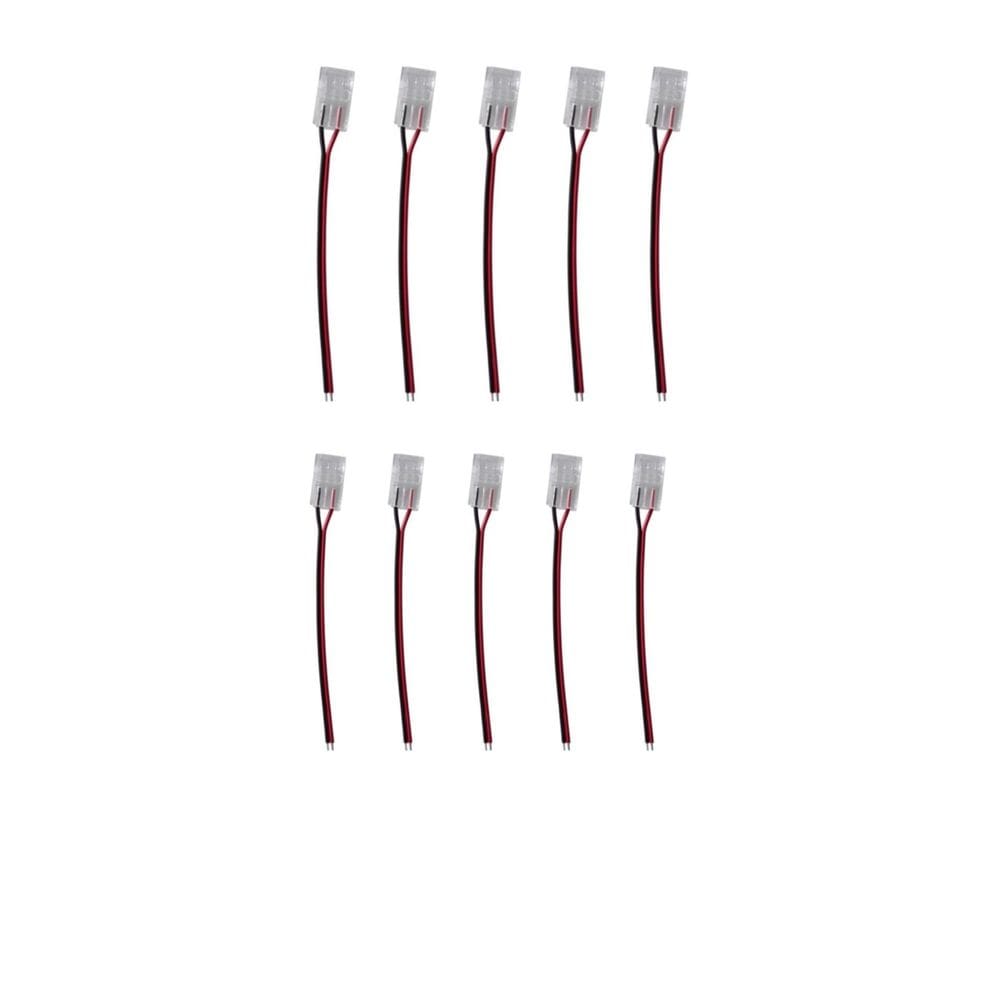 KIT Emenda conector fita led 8mm Cob