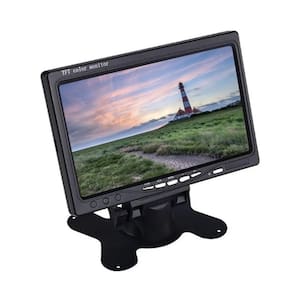 Tela Monitor Digital LCD 7" Colorida HDMI  VGA AC C/ Controle