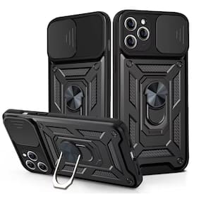 Capa Capinha Armadura C/ Proteção da Camera Suporte Anel 360 P/ Ipphone 16 Pro