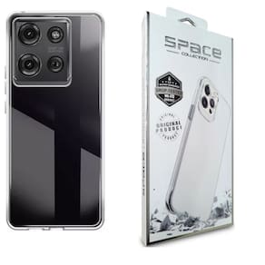 Capa Capinha Space Hybrid Clear Anti-Impacto Compatível Motorola Moto G75