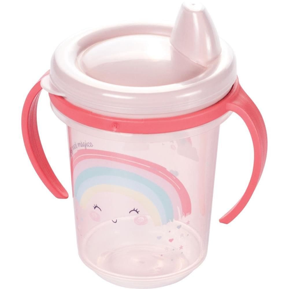 Copo Treinamento Trio Arco-Íris 330ml. - Plasutil