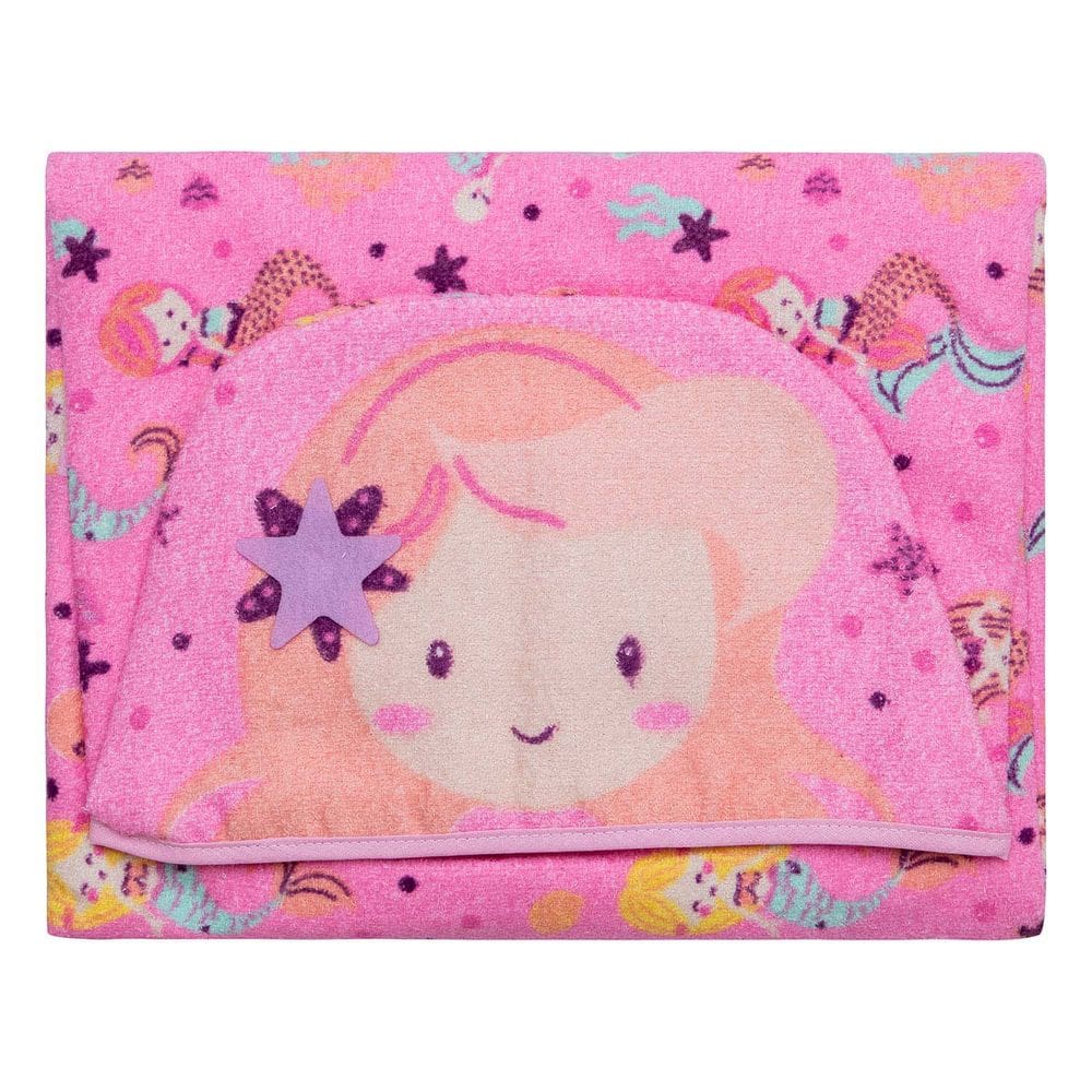 Toalha Estampada Com Capuz 67 cm x 90 cm