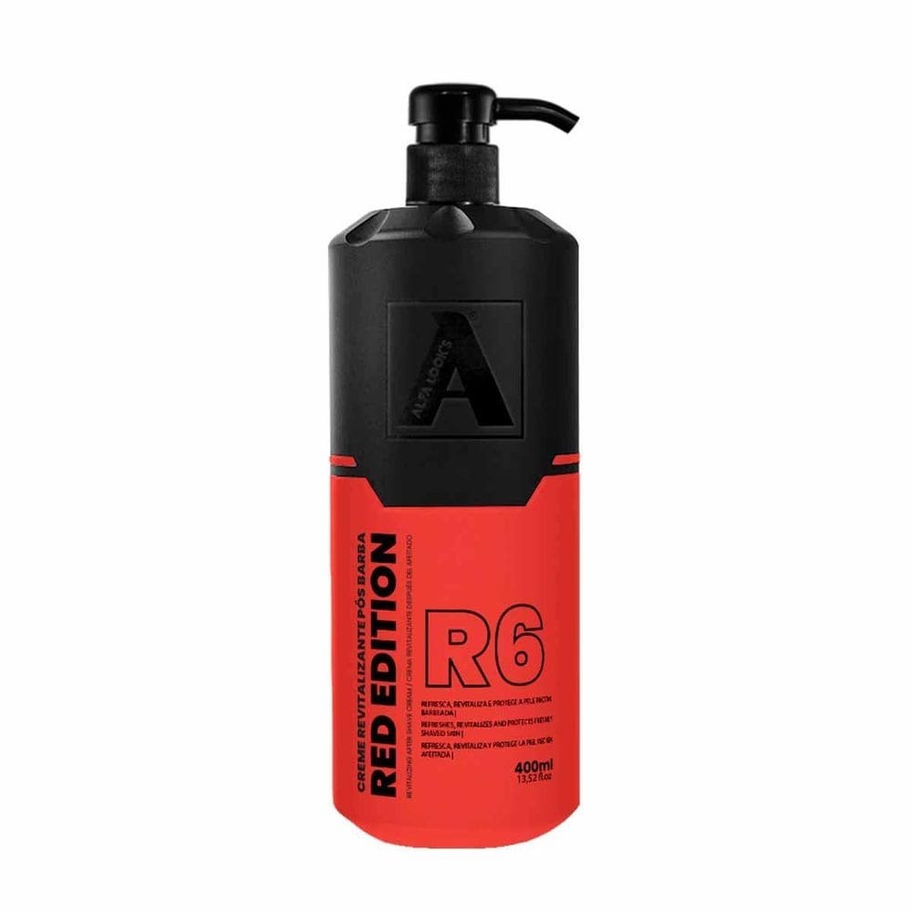 Creme Pos Barba Hidratante Red Edition R6 350Ml Alfa Looks