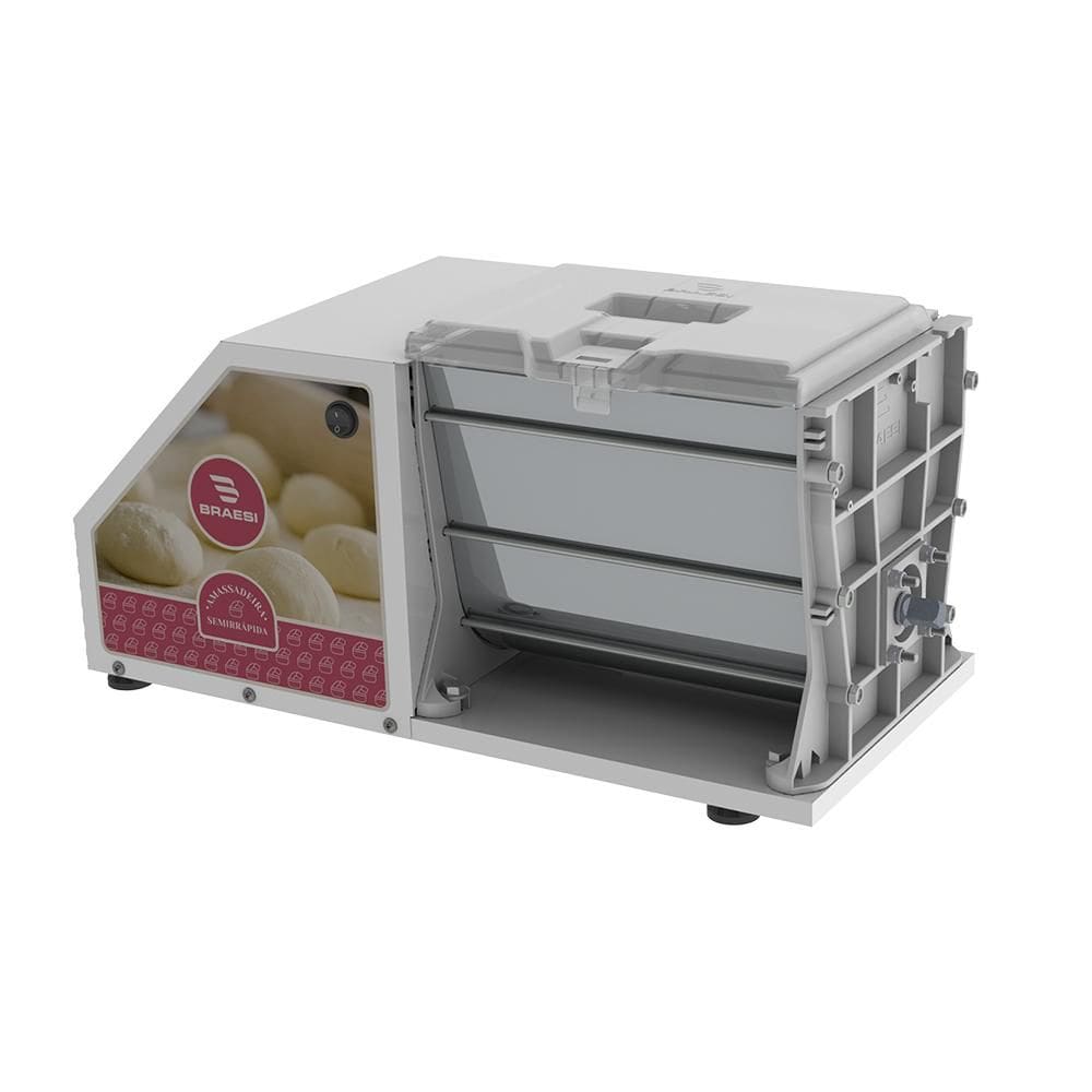 Amassadeira Masseira Compacta Profissional Semirrápida 3kg Cuba Inox Ali-03 g2 - Braesi 127v