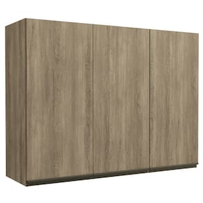 Armario Aereo 3 Portas 120 cm MDP Maxxi G766 Nogal Kappesberg