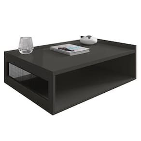Mesa de Centro Moderna Em MDF Life Sala de Estar 91x70 cm