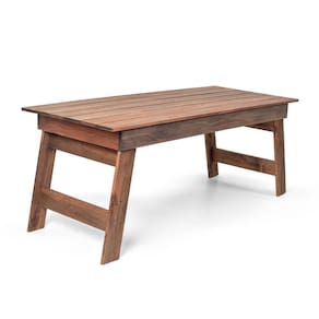Mesa para Jardim Churrasco Gran Rústico Nogueira