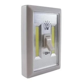 Luminária Interruptor De Luz Led A Pilha Para Armário Parede