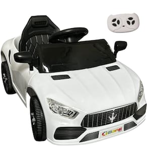 Carro Elétrico Bang Toys Striker X10 Branco com Controle Remoto