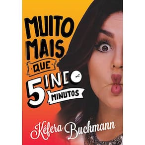 Livro Muito Mais Que 5Inco Minutos - Kéfera Buchmann