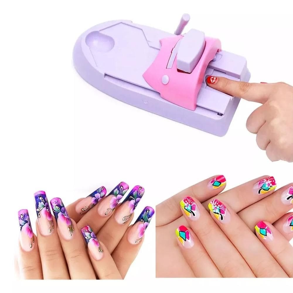 Máquina de Pintar Unhas Infantil e Adulto Automática