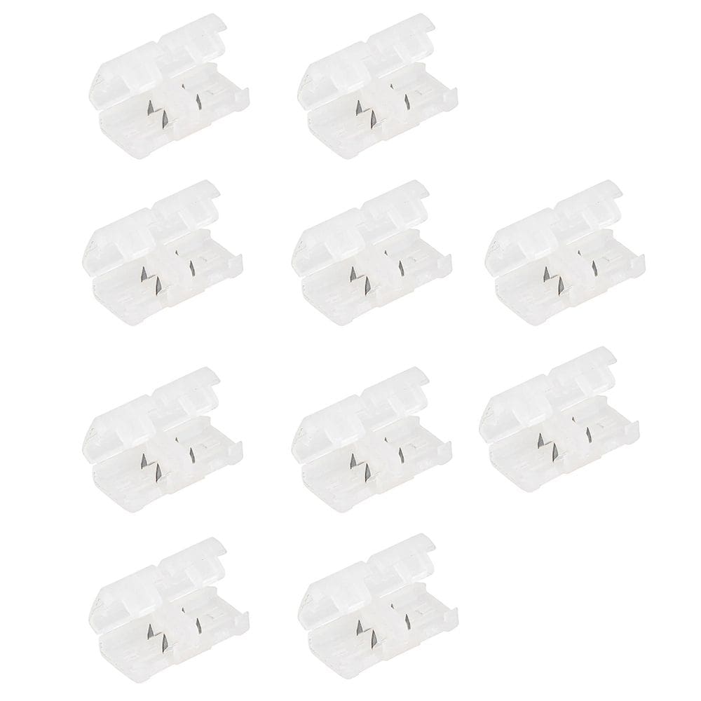 Conector Emenda para Fita de LED Kit 10 unidades Casa Loja Ambiente Externo Interno Decoraçao Ambiente Iluminaçao