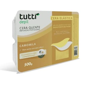 Tutti Depil Cera Depilatória Elástica Camomila 500G